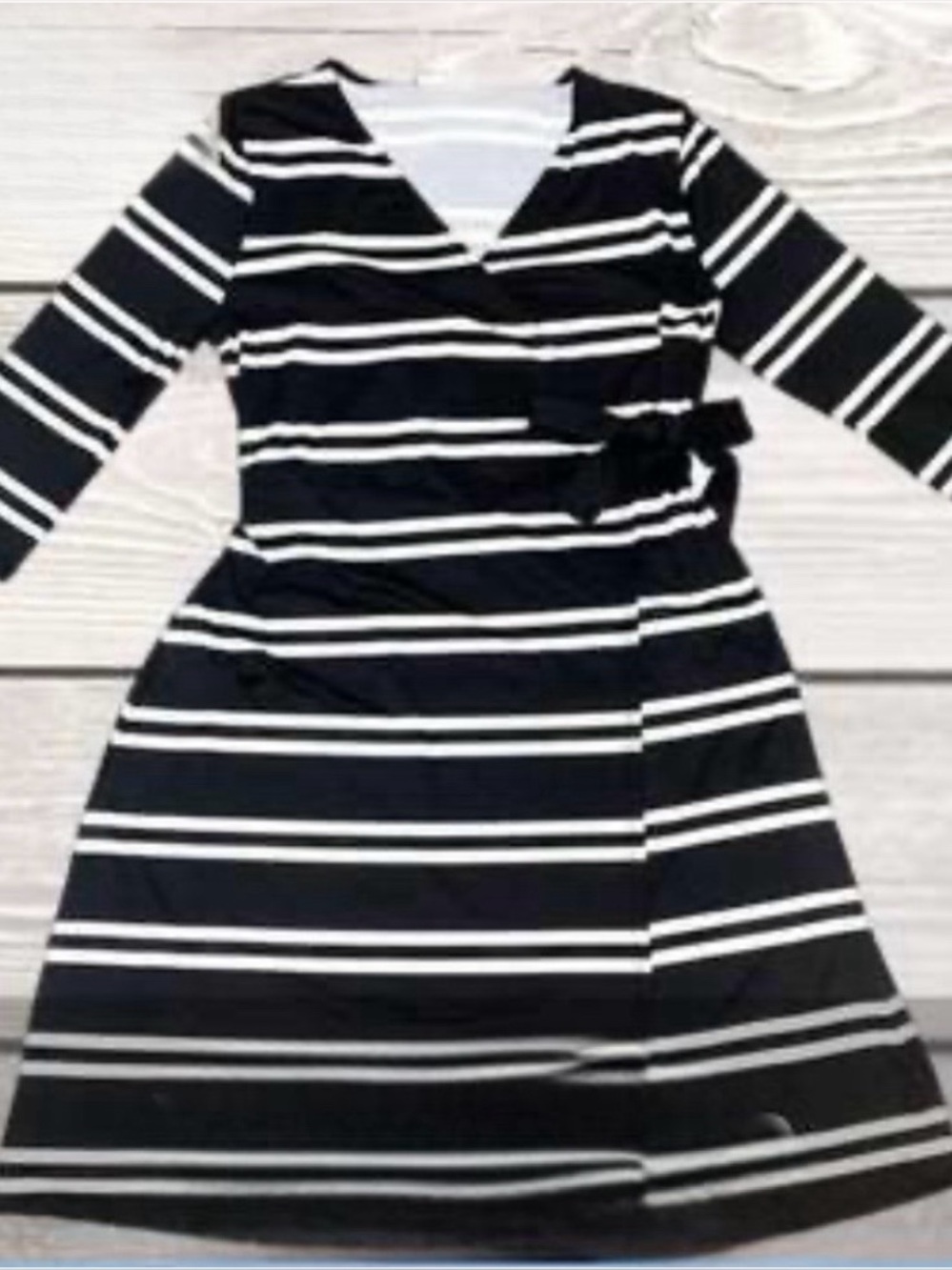 Lularoe 3X Black & White striped Michelle